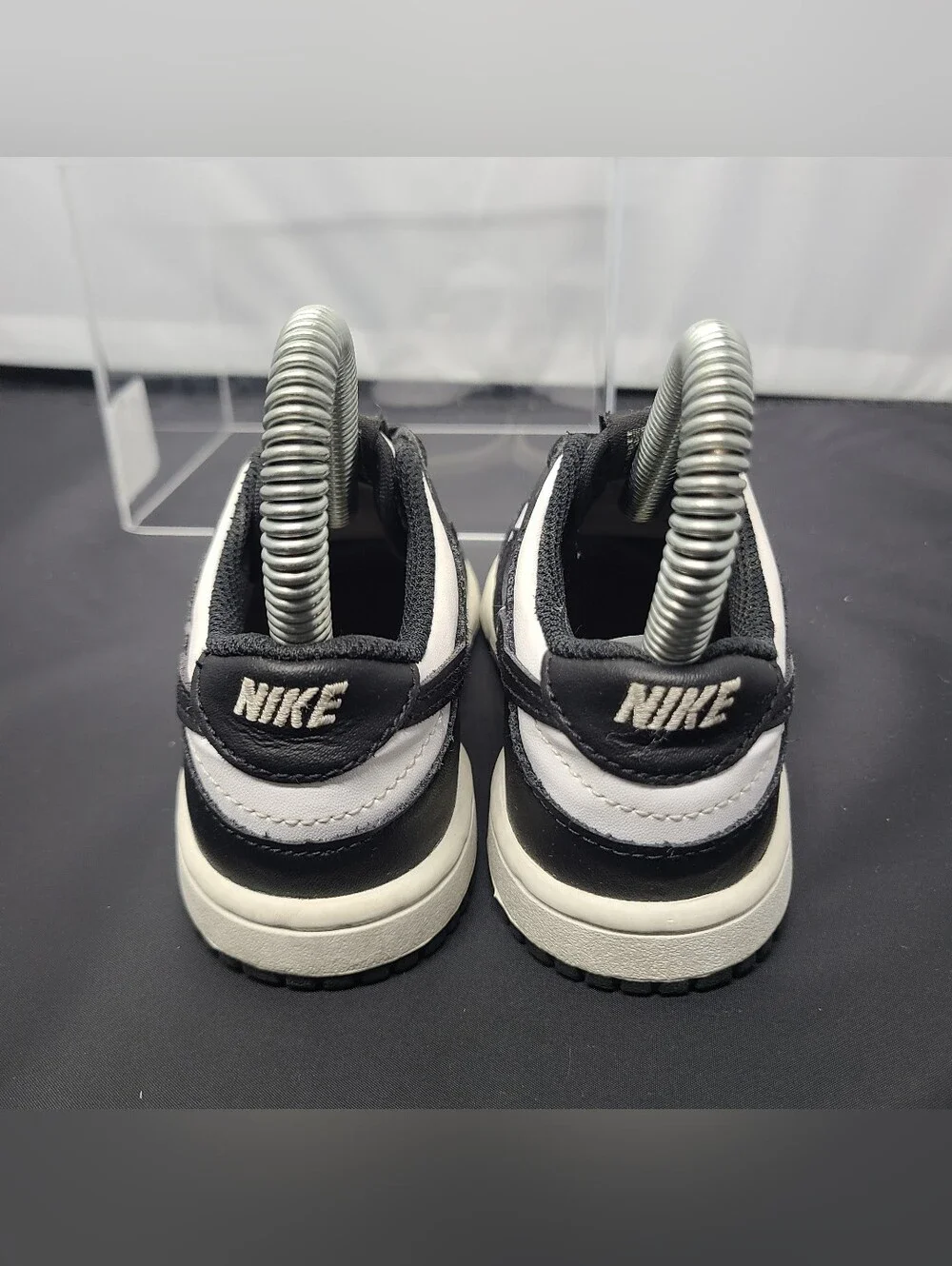 Nike Dunk Low (TDE) TD Toddler Black White Panda CW1589-100 Toddler Size 9C